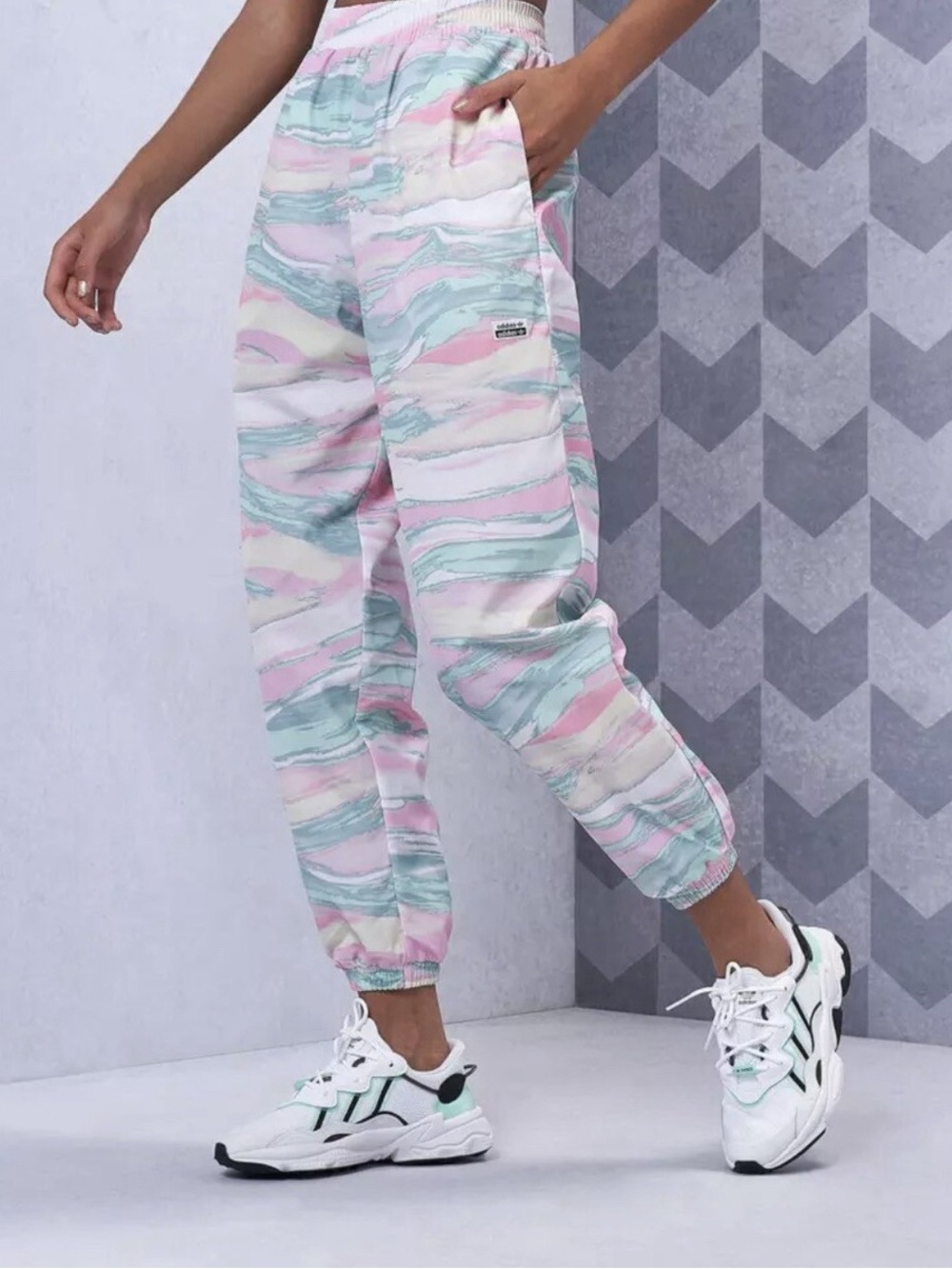 Adidas Multicolor Marble Tie Dye Track Joggers